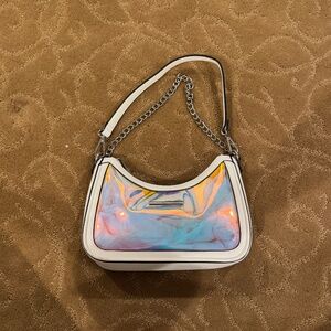 Steve Madden Iridescent Holographic Shoulder Bag – New Without Tags